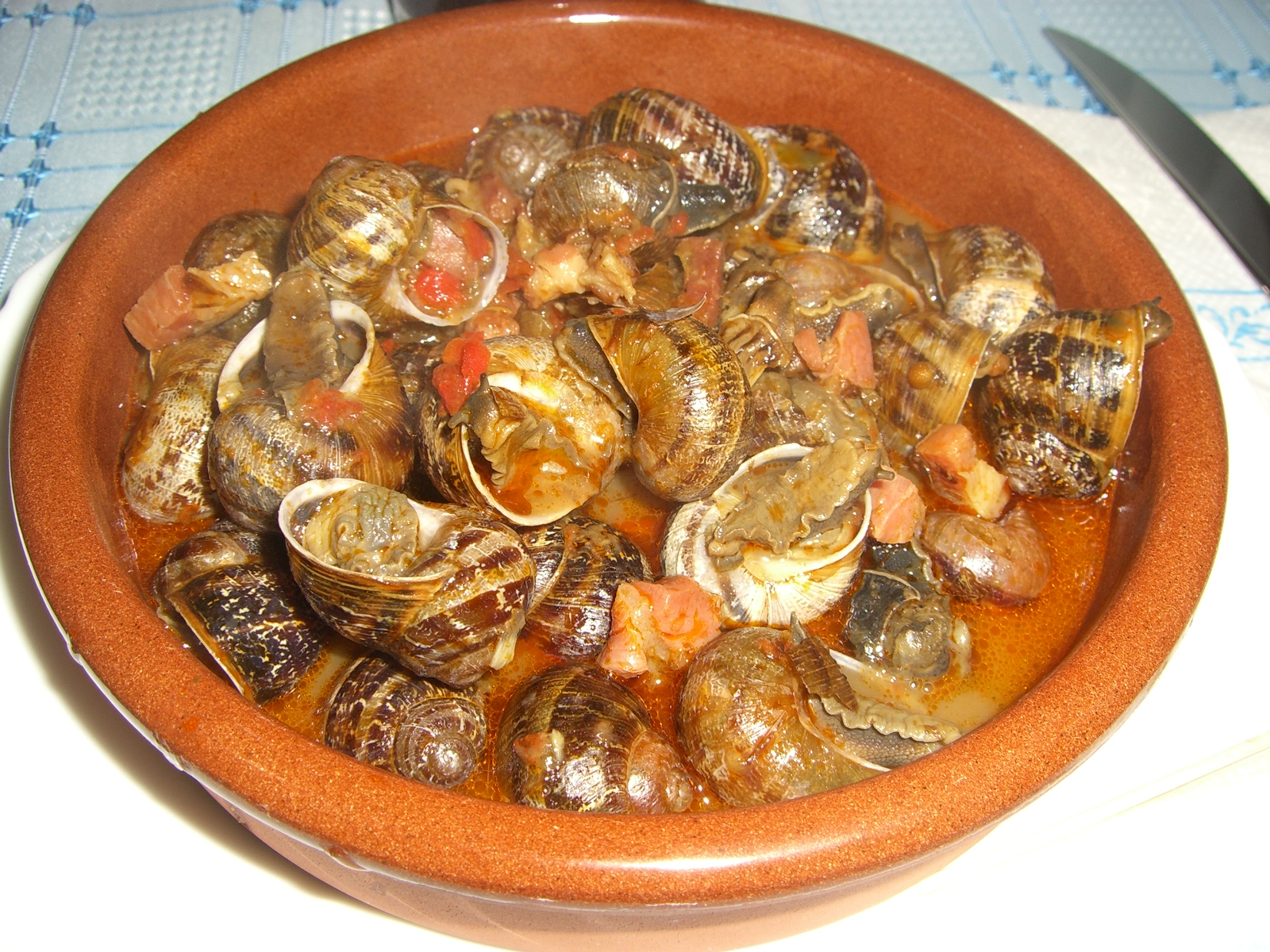 Comer caracoles en Lleida 